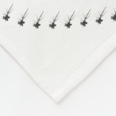 Bloem Hart Fleece Deken (Hoek)