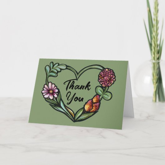 Bloem Hart Kaart (Voorkant)