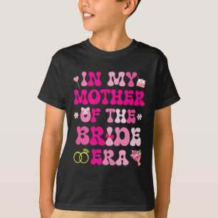 Bloem harten bruiloft huwelijk in mijn moeder van t-shirt