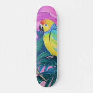 Bloem/Hawaiaans/Tropisch/papegaai  Persoonlijk Skateboard