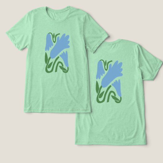 Bloem heerlijk ruiken T-shirt (Ontwerp Voorkant & Achterkant)