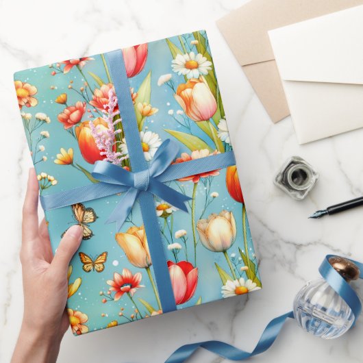 Bloem Hemel Tuin Cadeaupapier (Geschenken)