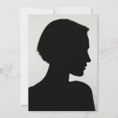 Bloem herdenkingsuitnodiging kaart (Achterkant)
