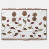 Bloem Herfst Floral Blanket Deken (Voorkant)