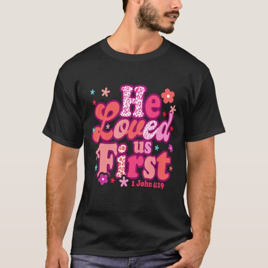 bloem Hij hield van ons eerste Shirt Floral Vale (Voorkant)