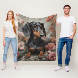 Bloem Hondenras Portretten 10 Fleece Deken
