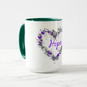 Bloem hoop 15 oz Ringer Mok (Voorkant links)