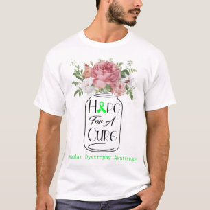 Bloem Hoop Op Een Genezing Spierdystrofie Bewustzi T-shirt