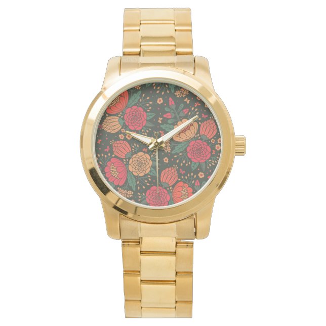 bloem horloge (Voorkant)