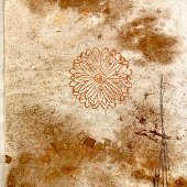 Bloem Houten Stempel