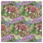 Bloem Hydrangea Blue Pink Cute Pattern Sjabloon Stof (Close Up)