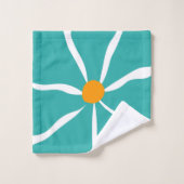 Bloem Illustratie Bad Handdoek (Wasdoekje)