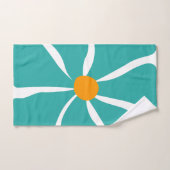 Bloem Illustratie Bad Handdoek (Handdoek)