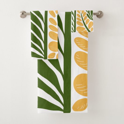 Bloem Illustratie Bad Handdoek (Insitu)