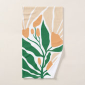 Bloem Illustratie Bad Handdoek (Handdoek)