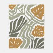 Bloem Illustratie Fleece Deken (Voorkant)