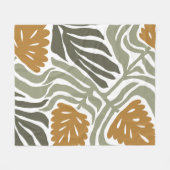 Bloem Illustratie Fleece Deken (Voorkant (Horizontaal))