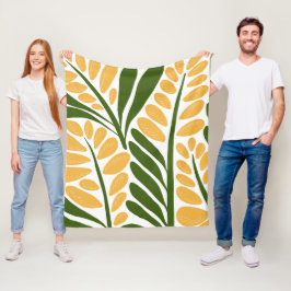Bloem Illustratie Fleece Deken