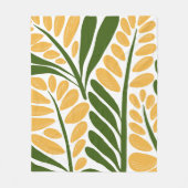 Bloem Illustratie Fleece Deken (Voorkant)