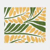 Bloem Illustratie Fleece Deken (Voorkant (Horizontaal))