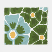 Bloem Illustratie Fleece Deken (Voorkant (Horizontaal))