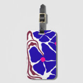 Bloem Illustratie Kunstwerk Bagagelabel (Voorkant (verticaal))