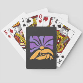 Bloem Illustratie Kunstwerk Pokerkaarten