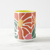Bloem Illustratie Mok (Midden)
