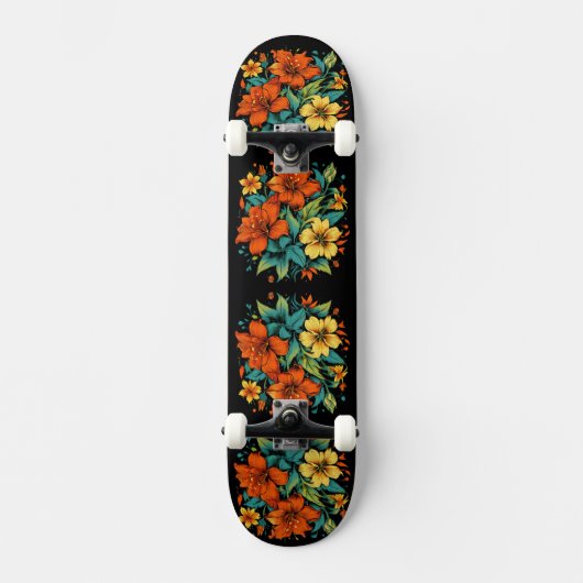 Bloem Illustratie Persoonlijk Skateboard (Voorkant)