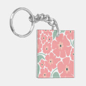 Bloem Illustratie Sleutelhanger (Voorkant Links)