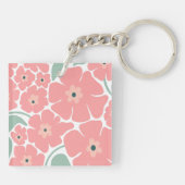 Bloem Illustratie Sleutelhanger (Achterkant)