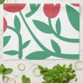 Bloem Illustratie Theedoek (Gevouwen)
