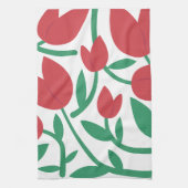 Bloem Illustratie Theedoek (Verticaal)