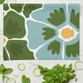 Bloem Illustratie Theedoek (Gevouwen)