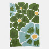 Bloem Illustratie Theedoek (Verticaal)