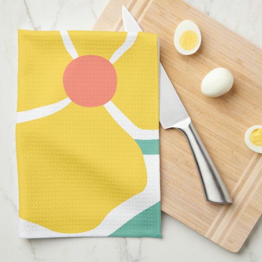 Bloem Illustratie Theedoek (Quarter Fold)