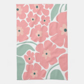 Bloem Illustratie Theedoek (Verticaal)