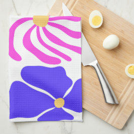 Bloem Illustratie Theedoek