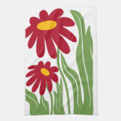Bloem Illustratie Theedoek (Verticaal)