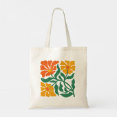 Bloem Illustratie Tote Bag (Achterkant)
