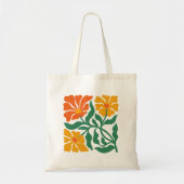 Bloem Illustratie Tote Bag (Voorkant)