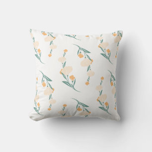 Bloem Illustratie Vintage Botanische Bloemen Kussen