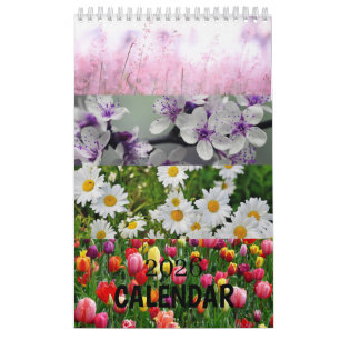 Bloem Illustraties Agenda Tuin Kalender