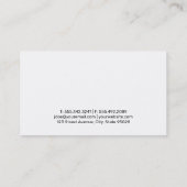 Bloem | Illustratieve bloemen Visitekaartje (Achterkant)