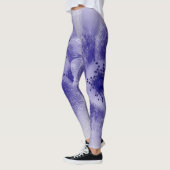 Bloem in blauw 2 leggings (Links)