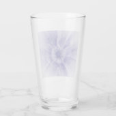 Bloem in blauw glas (Achterkant)
