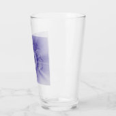 Bloem in blauw glas (Links)