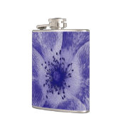 Bloem in blauw heupfles (Links)