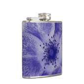 Bloem in blauw heupfles (Rechts)