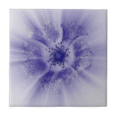 Bloem in blauw tegeltje (Voorkant)